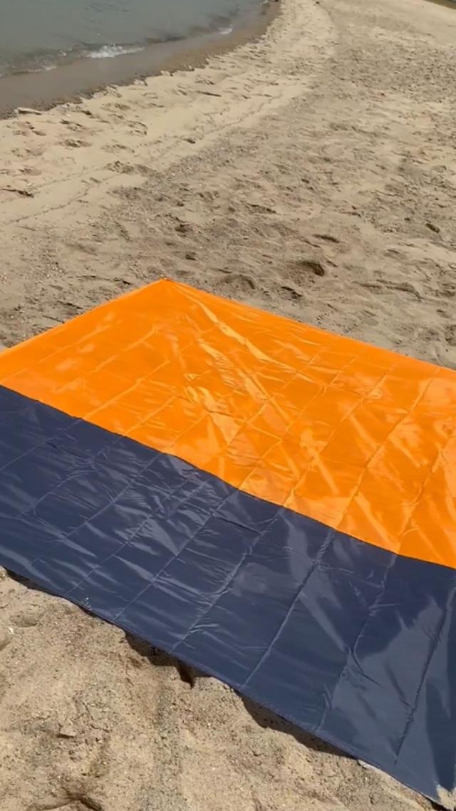 Beach Blanket Sand Proof - Beach Mat Sand - Free Extra Large Oversized - Waterproof Big & Compact