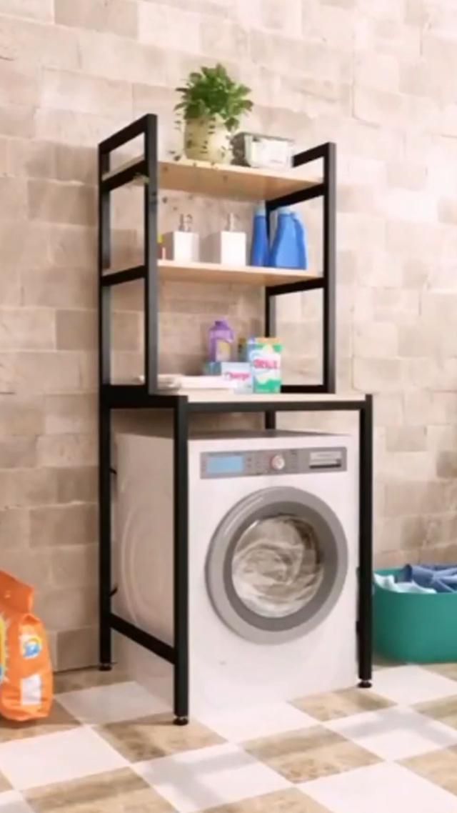 Washing Machine Shelf - Floor Shelf - Toilet Top Locker - Drum Pulser Flip 