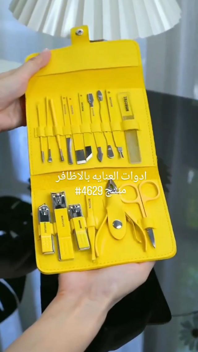 12 In 1 Stainless Steel Nail Cutter Pedicure Kit With Portable Travel Case