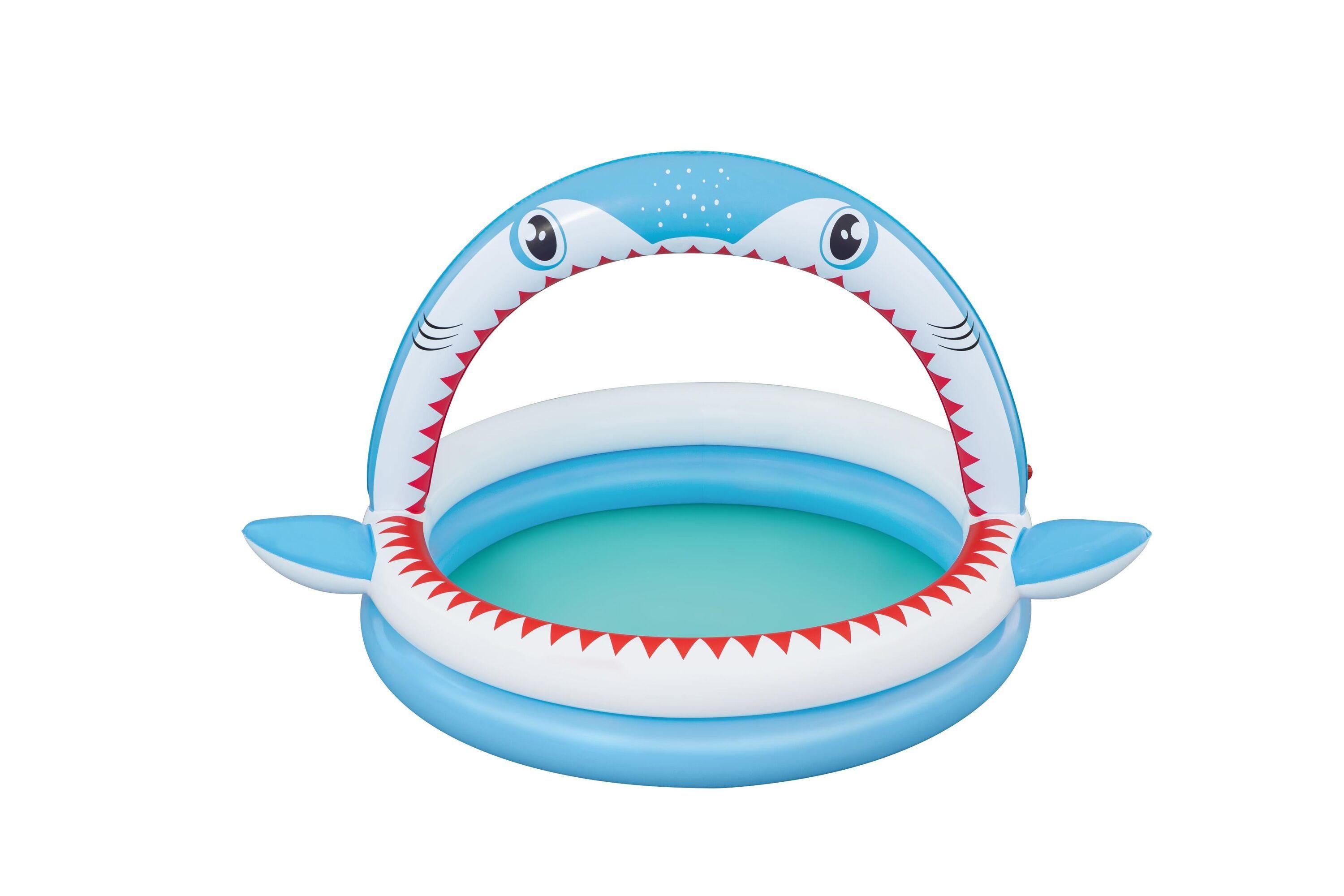 حوض سباحة Sharktastic Sprinkler للعب مقاس 1.63 متر × 1.27 متر × 92 سم