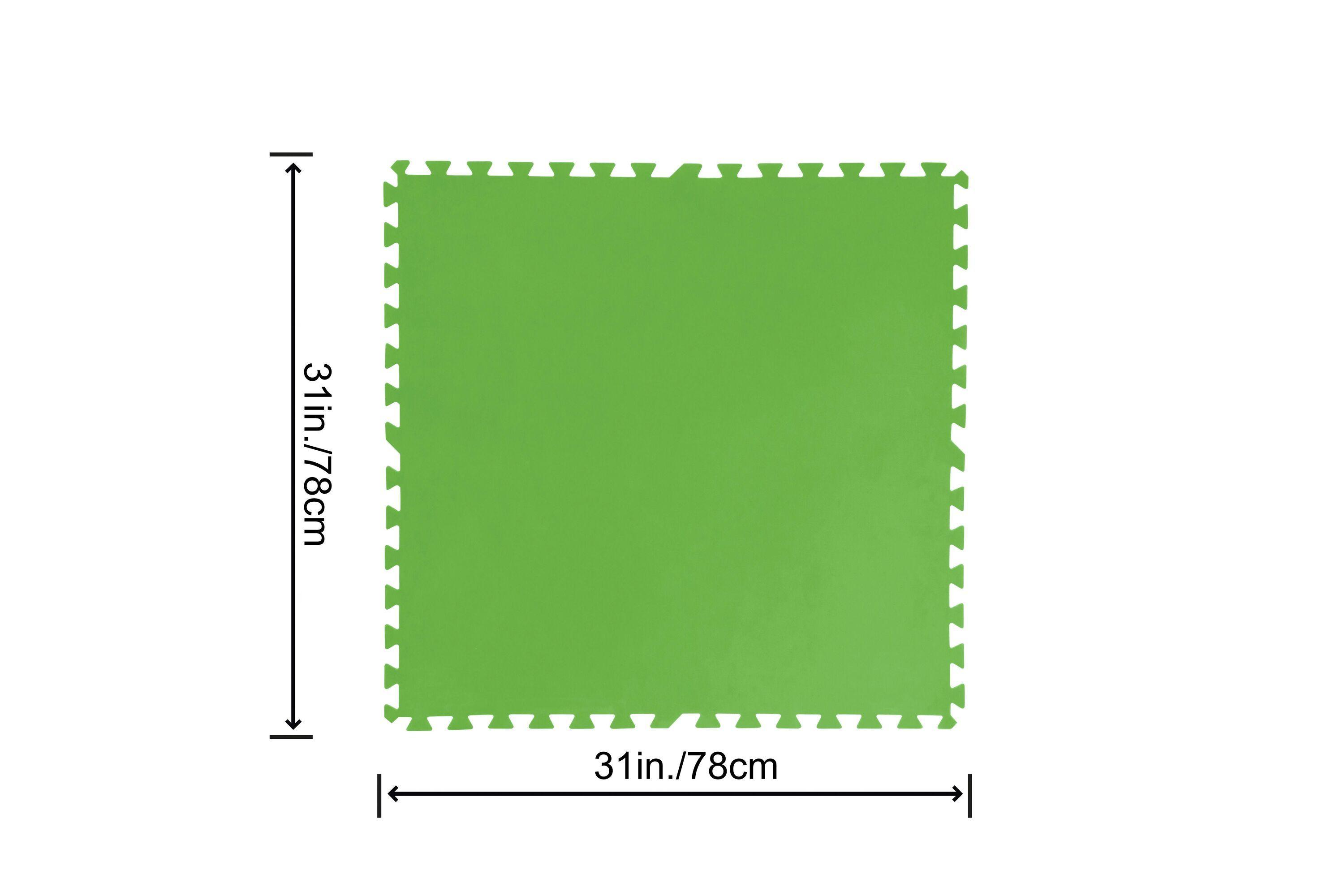BESTWAY 78CM X 78CM POOL FLOOR PROTECTOR (Contents:one pool floor protector, Fits all sizes of pools) 9 pcs