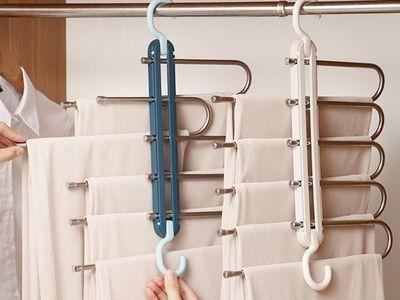 5-rack Stainless Steel Foldable Hanger