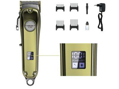 DINGLING RF-19835 Electric Hair Trimmer and Clipper with 4 Adjustable Combs and LCD Digital Display