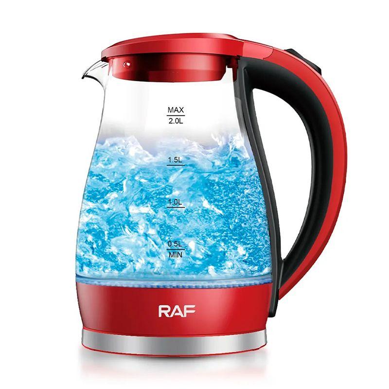 غلاية كهربائية RAF R.7820  لون أحمر – غليان سريع وأمان عالي