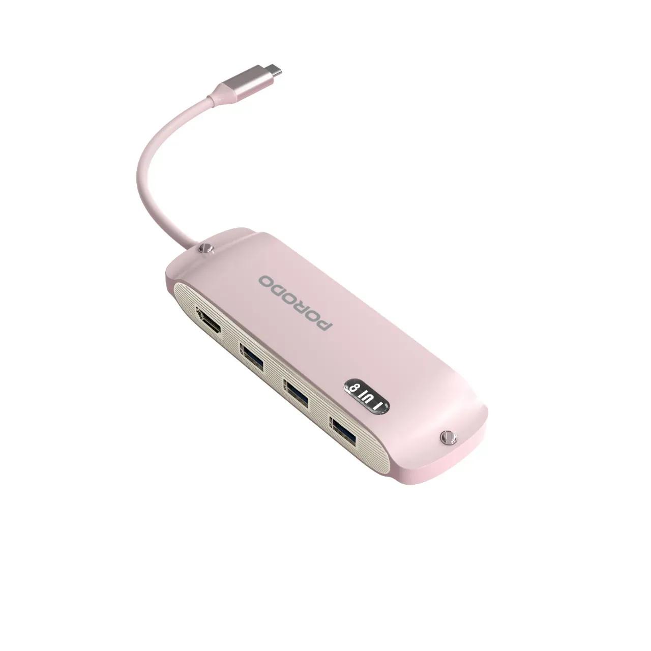 Porodo Malone هب USB-C متعدد المنافذ – كل شي متوفر لك