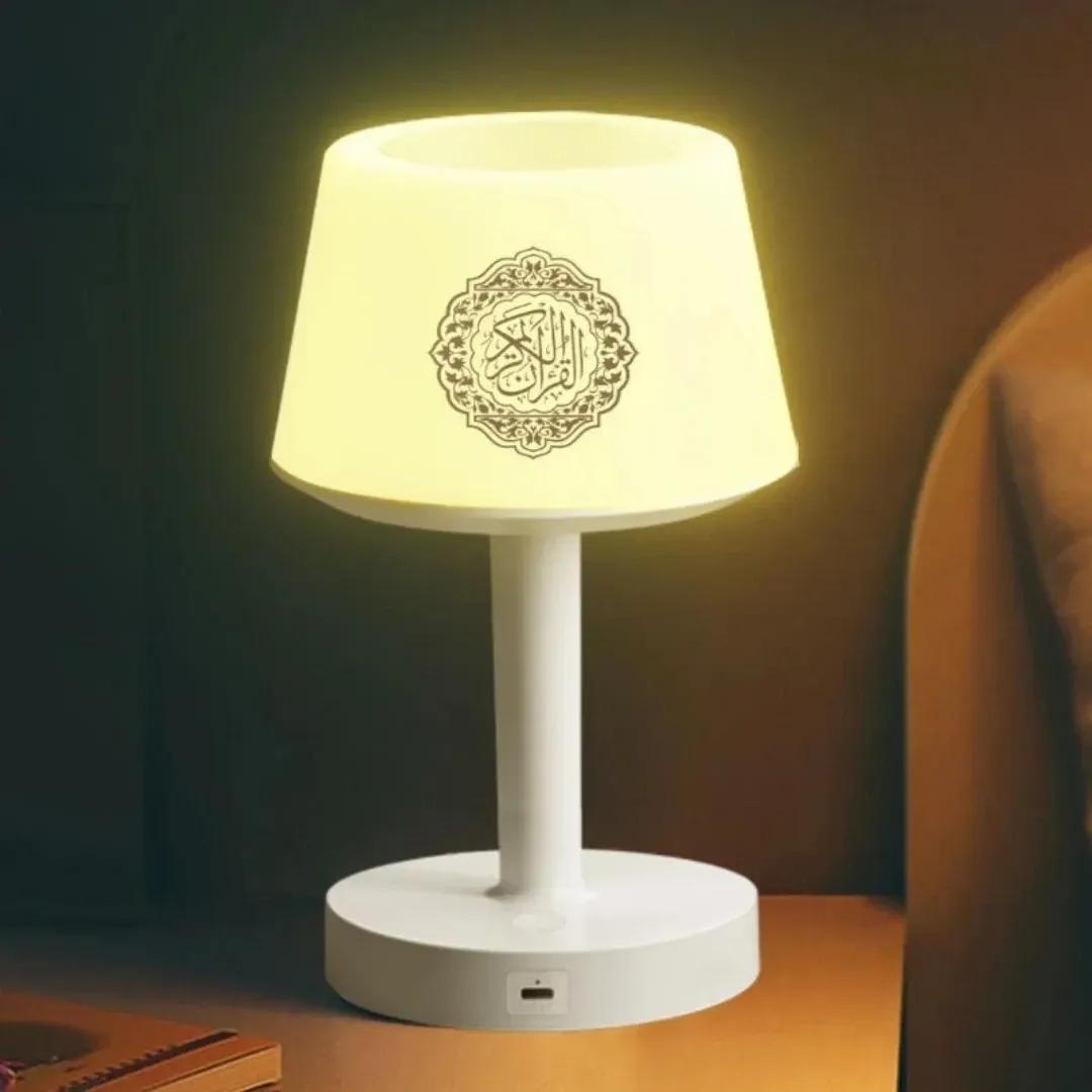 مكبر صوت القرآن الكريم قابل لإعادة الشحن بتقنية LED مع جهاز تحكم عن بعد