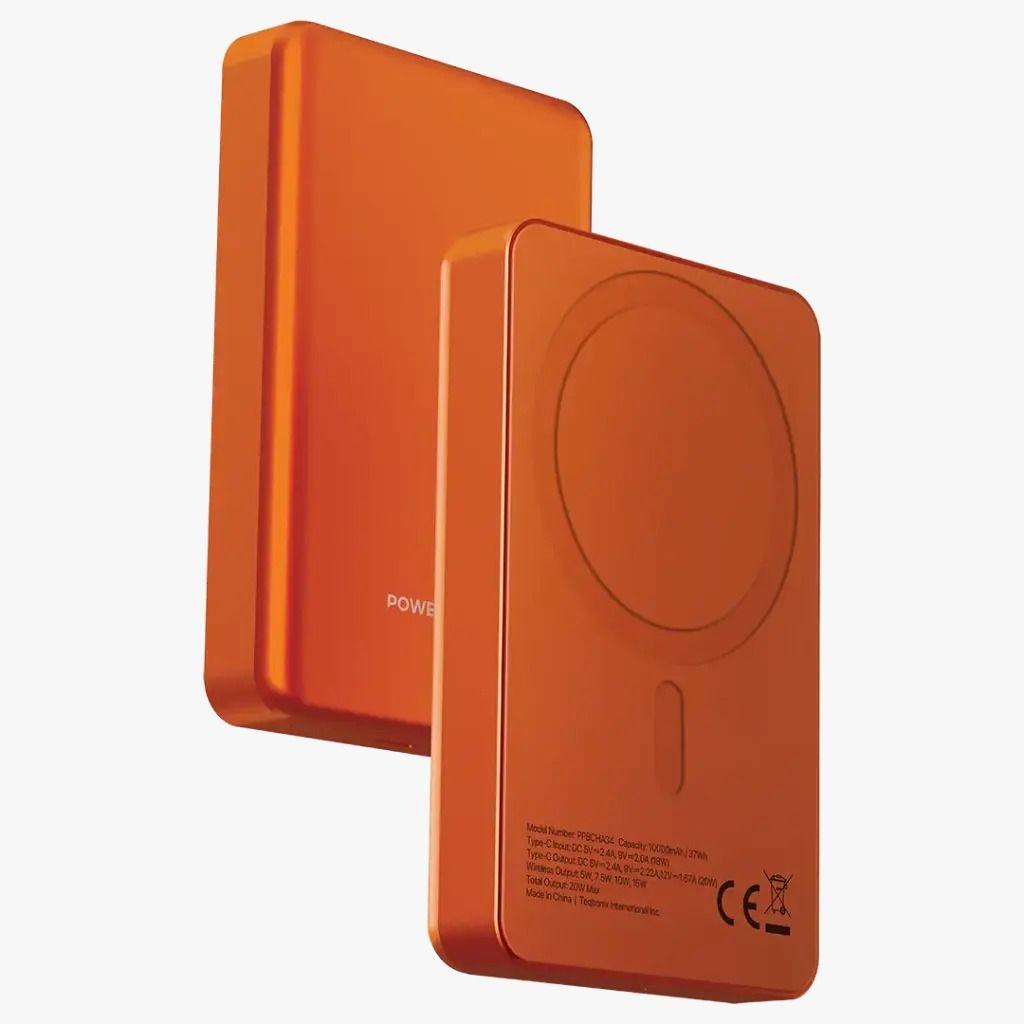 باور بنك باورولوجي سبتيلي 10000mAh ماغسيف ألمنيوم – شحن سريع 20W