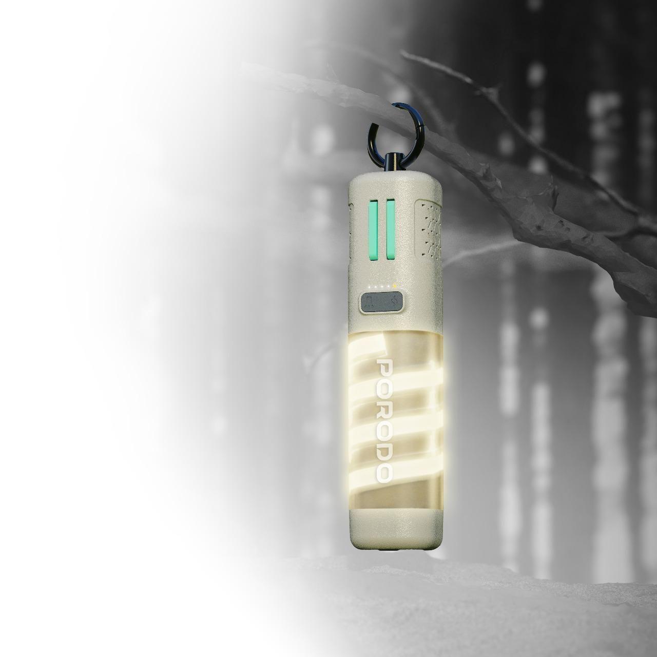 باور بنك بورودو باور بيم 5000mAh مع كشاف وطارد للحشرات