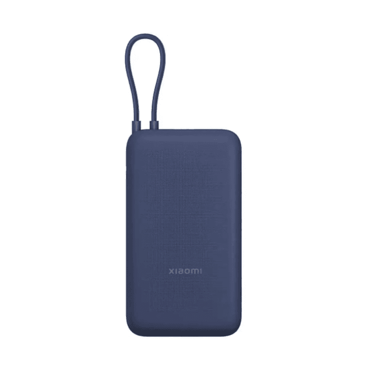 باور بانك Xiaomi 33W Power Bank 20000mAh (Integrated Cable) – شحن سريع مع كابل مدمج