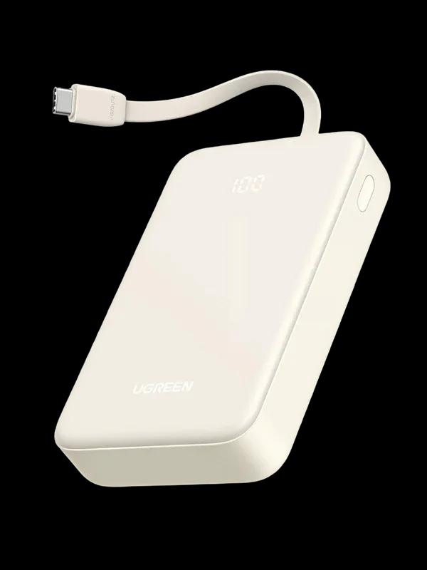 باور بانك يوجرين 20000 مللي أمبير/ساعة مع كابل USB-C مدمج