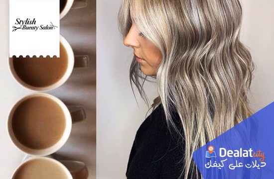 Enjoy 51% discount on Hair dye for any length (Sombre - Highlight -  Lowlight) with protection treatment With a free pedicure manicure from  Stylish Beauty Salon | Dealatcity | Great Offers, Deals up to 70% in kuwait