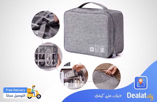 Travel Digital Bag grey color - DealatCity Store	
