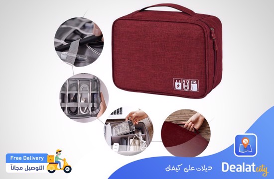 Travel Digital Bag red color - DealatCity Store	