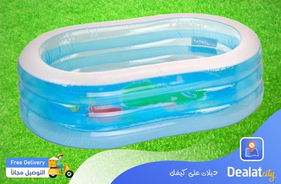 OVAL WHALE INFLATABLE POOL - DealatCity Store