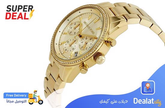Michael Kors Chronograph Runway Ladies Watch (MK5055) Champagne |  WatchShop.com™