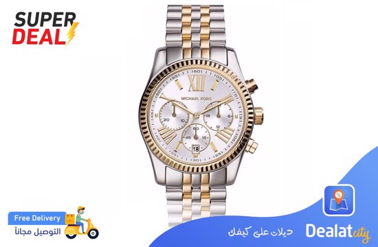 Save 47% & Get Michael Kors Lexington Chronograph Mother of Pearl Two-tone  Watch MK5955 for Women From Dealatcity | Dealatcity | Great Offers, Deals  up to 70% in kuwait