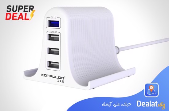 Konfulon USB Charger With 4 Outputs - DealatCity Store	