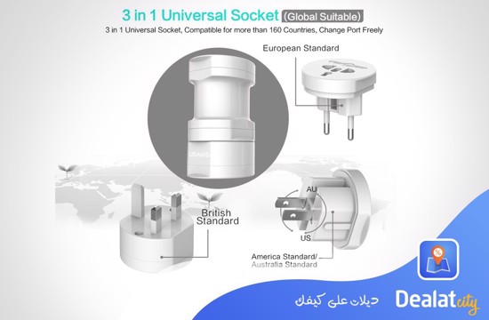 Usams Universal Conversion Plug Socket - DealatCity Store	