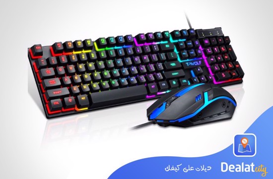 TWOLF TF200 GAMING KEYBOARD MOUSE SET - DealatCity Store	