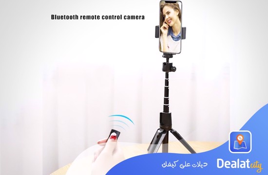 K20 3 in 1 Aluminum Alloy Bluetooth Remote Control Monitor Selfie Stick - DealatCity Store	