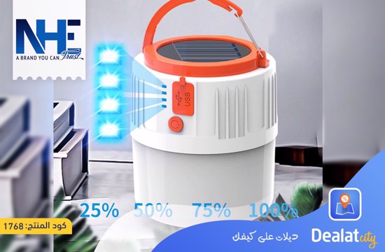 NHE Solar Emergency Charging Lamp - DealatCity Store	