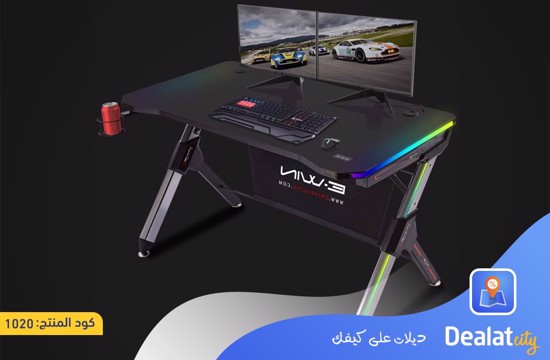 E-Win RGB Lighting Gaming desk - DealatCity Store	