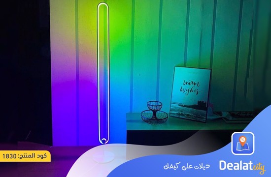 RGB Corner Led Light With Remote Bedside Stand Night lamp led floor light -DealatCity Store