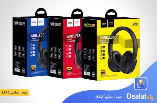 Hoco W28 Journey wireless headphone with microphone - DealatCity Store