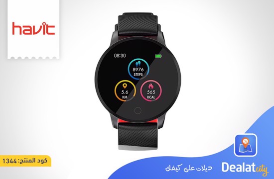 Havit H1113A 1.3" Touch Fitness Activity Waterproof Sports Smartwatch - DealatCity Store	