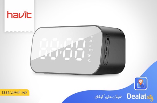 Havit M3 Bluetooth Speaker Alarm Clock Radio - DealatCity Store	