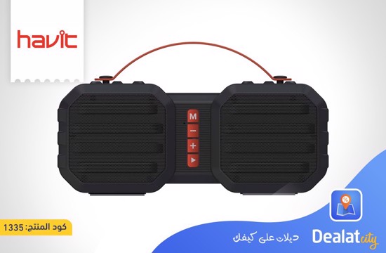 Havit SK802BT Portable Bluetooth Black Speaker - DealatCity Store	