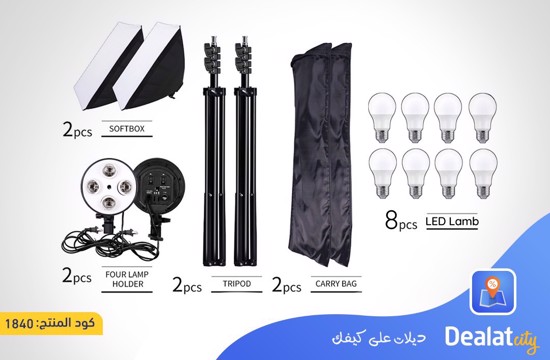 Photography 50x70CM Lighting Four Lamp Soft Box - DealatCity Store	
