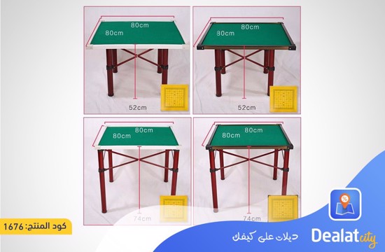 Foldable Cards table size 80*80 cm - DealatCity Store	