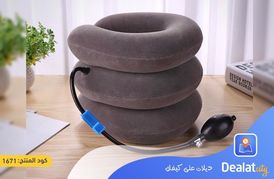 3-layered Inflatable Neck Massage Pillow - DealatCity Store	