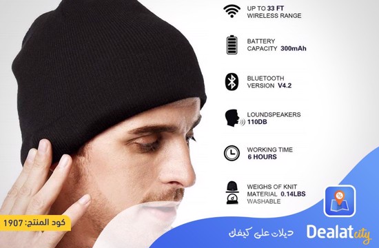 Smart Music Knit Hat Winter Hat with Headphone - DealatCity Store