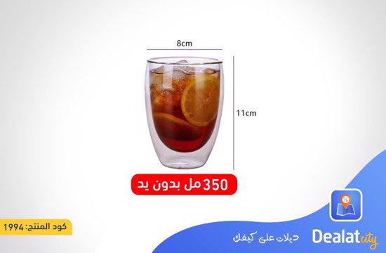 Heat Resistant Double Wall Glass Cup - DealatCity Store