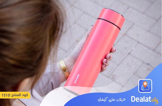 Porodo Lifestyle Smart Water Bottle with Temperature Indicator - DealatCity Store	