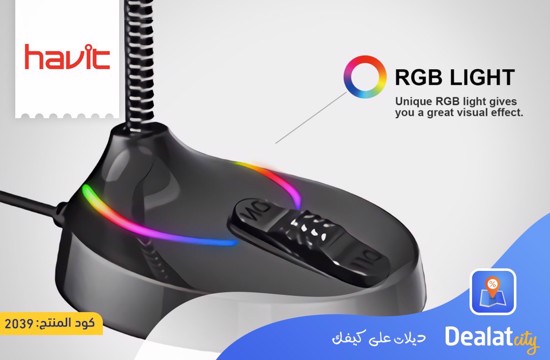 HAVIT GK55 - RGB GAMING MIC - DealatCity Store