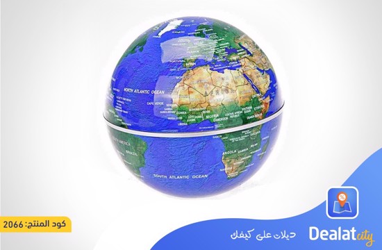 C Shape Magnetic Floating Earth Ball with World Map - DealatCity Store