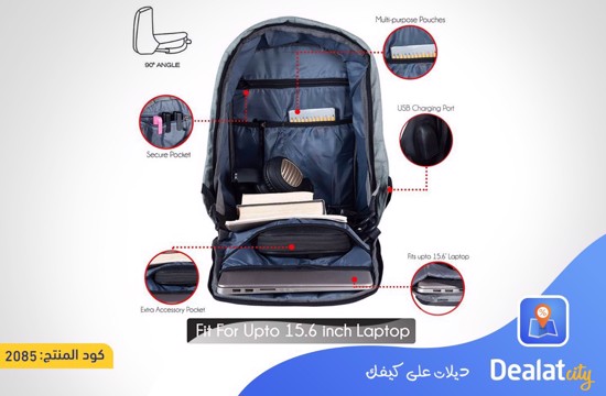 Anti Theft Waterproof Casual Laptop Backpack Bag - DealatCity Store