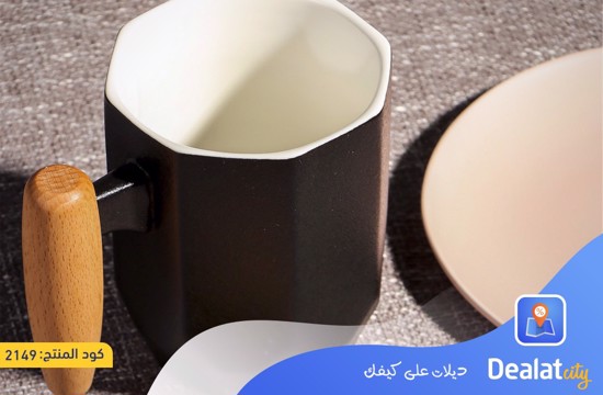Ceramic Octagonal Shape Coffee Mug - DealatCity Store