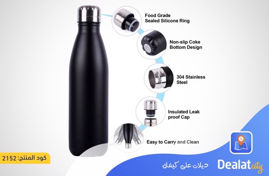 Double-Wall Vacuum Insulated Sports Water Bottle Vacuum Flask - DealatCity Store
