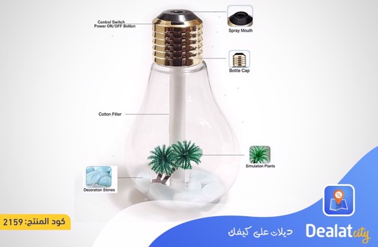 USB Portable Desktop Bulb Air Humidifier - DealatCity Store
