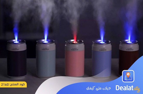 Portable Can Design Flame Humidifier - DealatCity Store