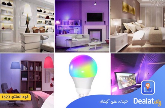 10W LED Color & White Bulb RGB+W E27 with Remote Control - DealatCity Store	
