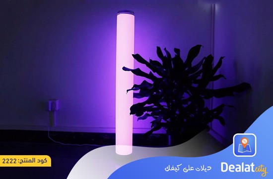 LED Floor Tube Light RGB Ambient LED Lamp with a glitter effect - 100cm - DealatCity Store
