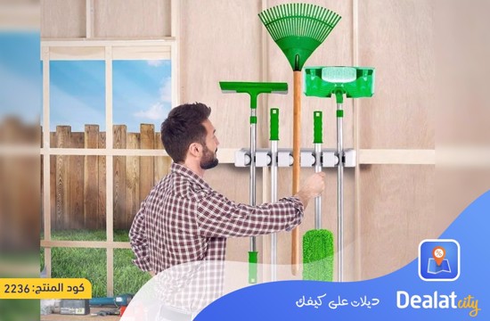 ABS Plastic Wall Mounted Stick Handle Mop and Broom Holder - DealatCity Store