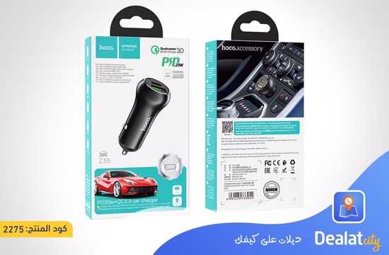 Hoco Car charger “Z38 Resolute” - DealatCity Store