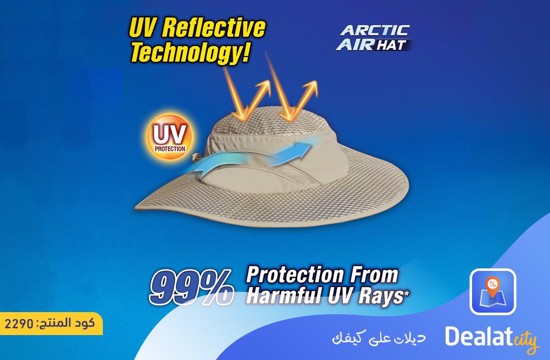 Get Arctic Air Hat, Evaporative Cooling Hat with UV Protection from  DealatCity Store, Dealatcity