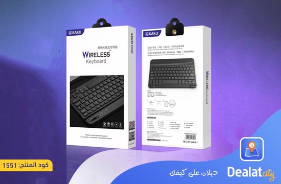KAKU JIEDA Series Bluetooth wireless keyboard for Windows / Mac / Android / iOS - DealatCity Store	